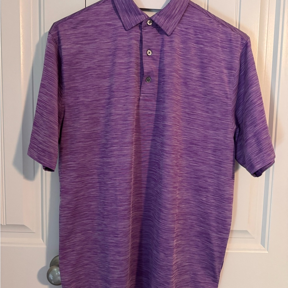 FootJoy Heather Purple Men's ProDry Golf Polo Shirt